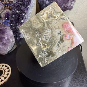 Ocean Jasper Floating Cube